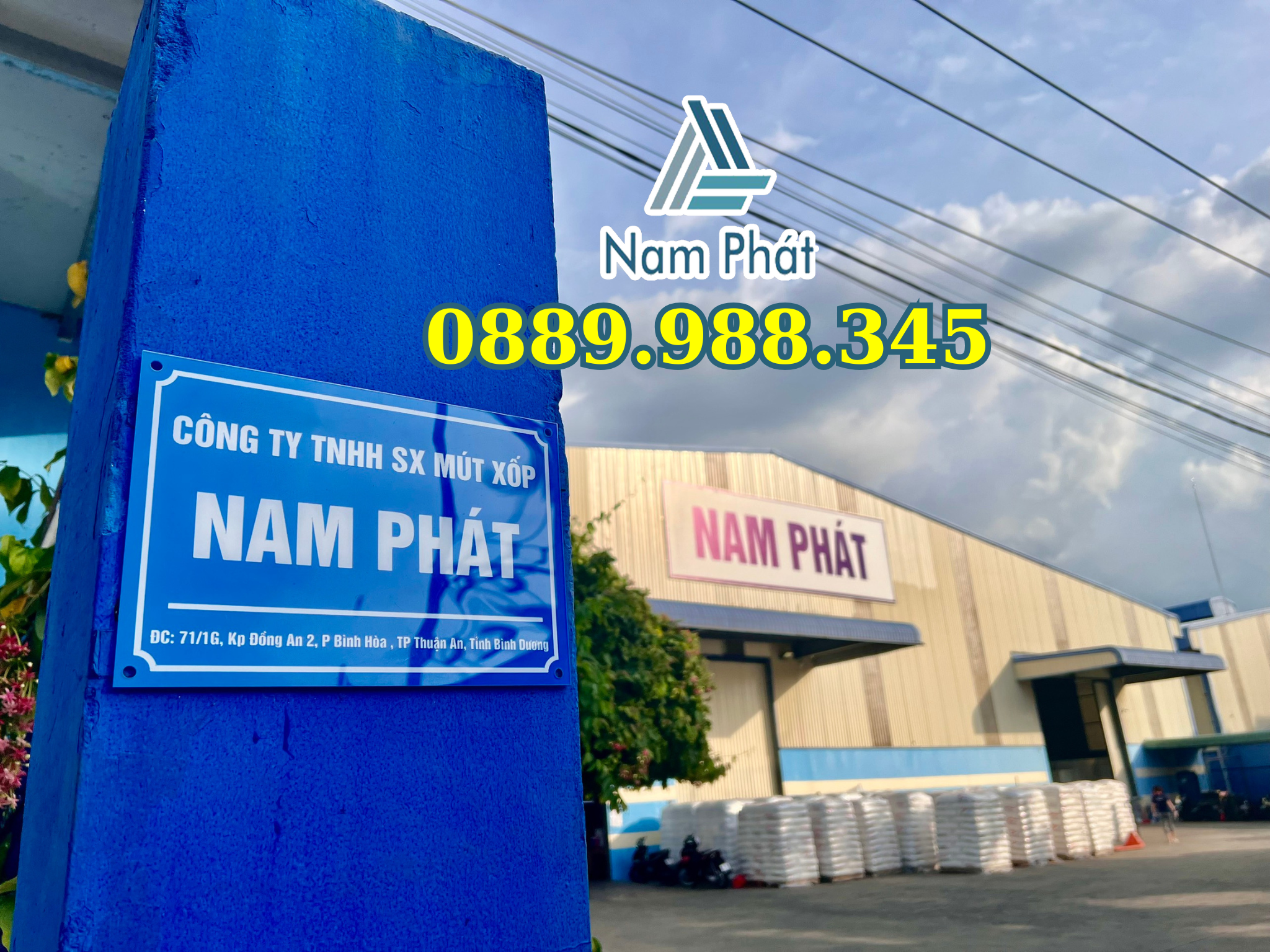 nhà máy sản xuất xop hơi