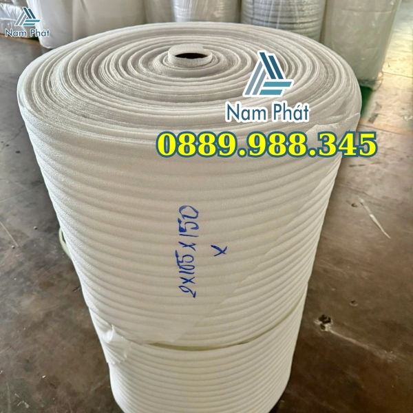 CUỘN XỐP PE FOAM 2MM X 1.05M X 150M